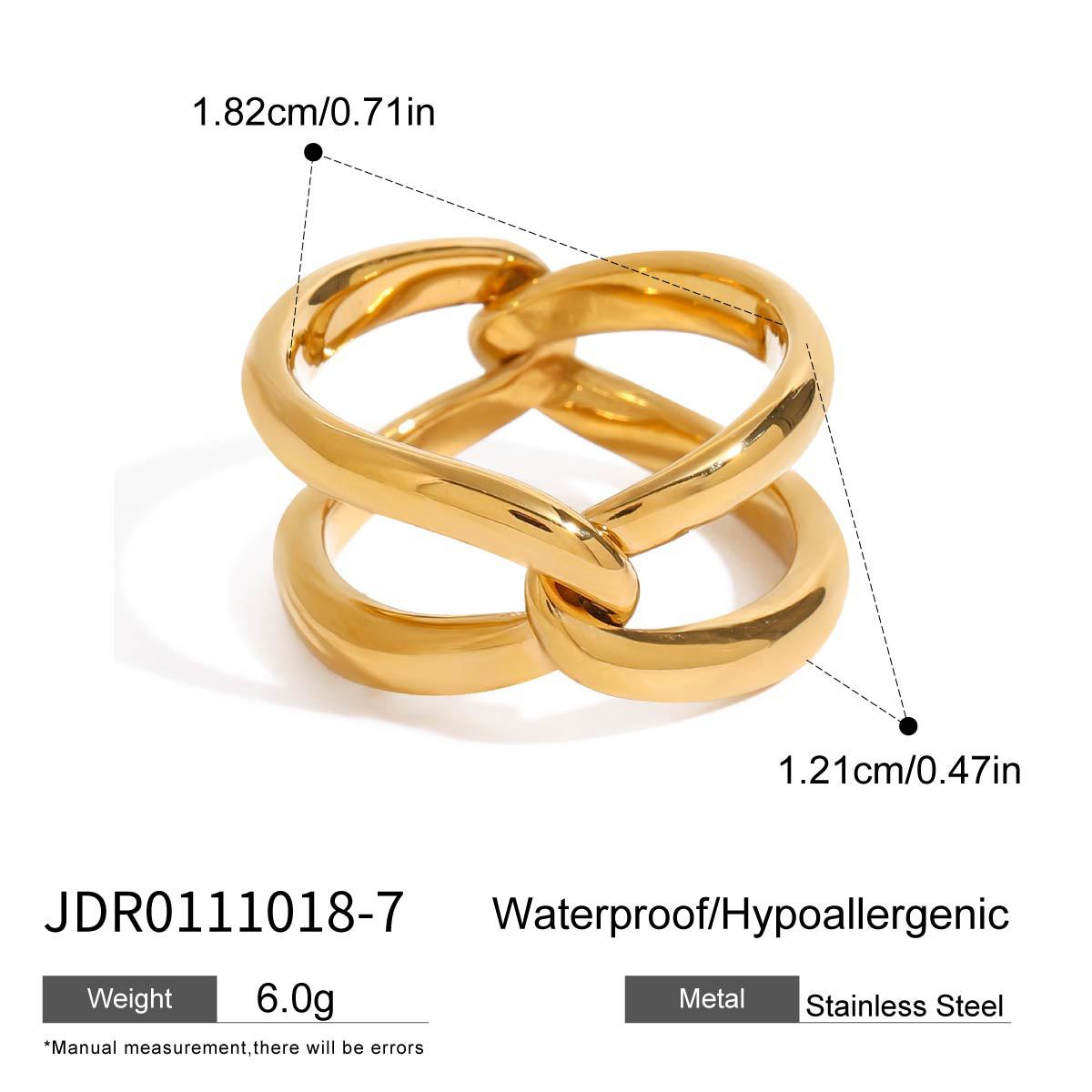 Statement Ring Set – Sculptural Knot, Abstract Figure & Twisted Band for Women