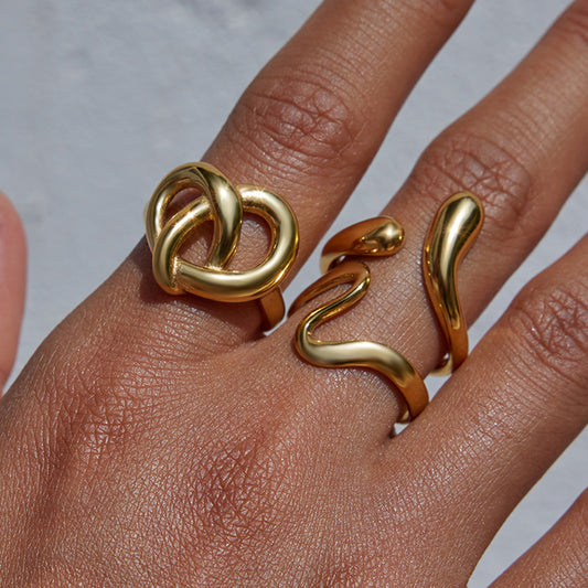 Titanium Steel Love Ring