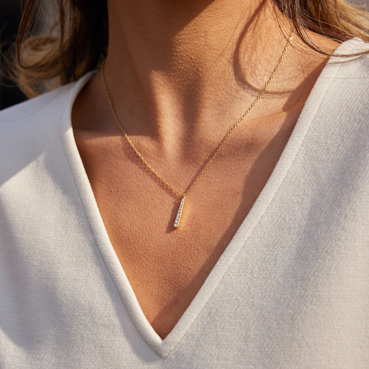 Multi - Layered Diamond - Studded Necklaces for Women