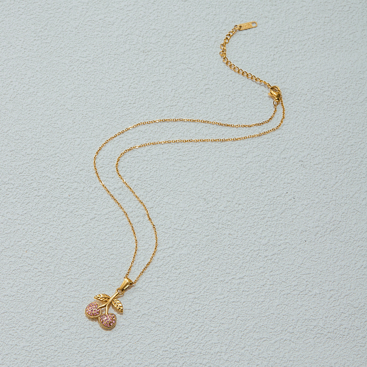 Stainless Steel Cubic Zirconia Necklace