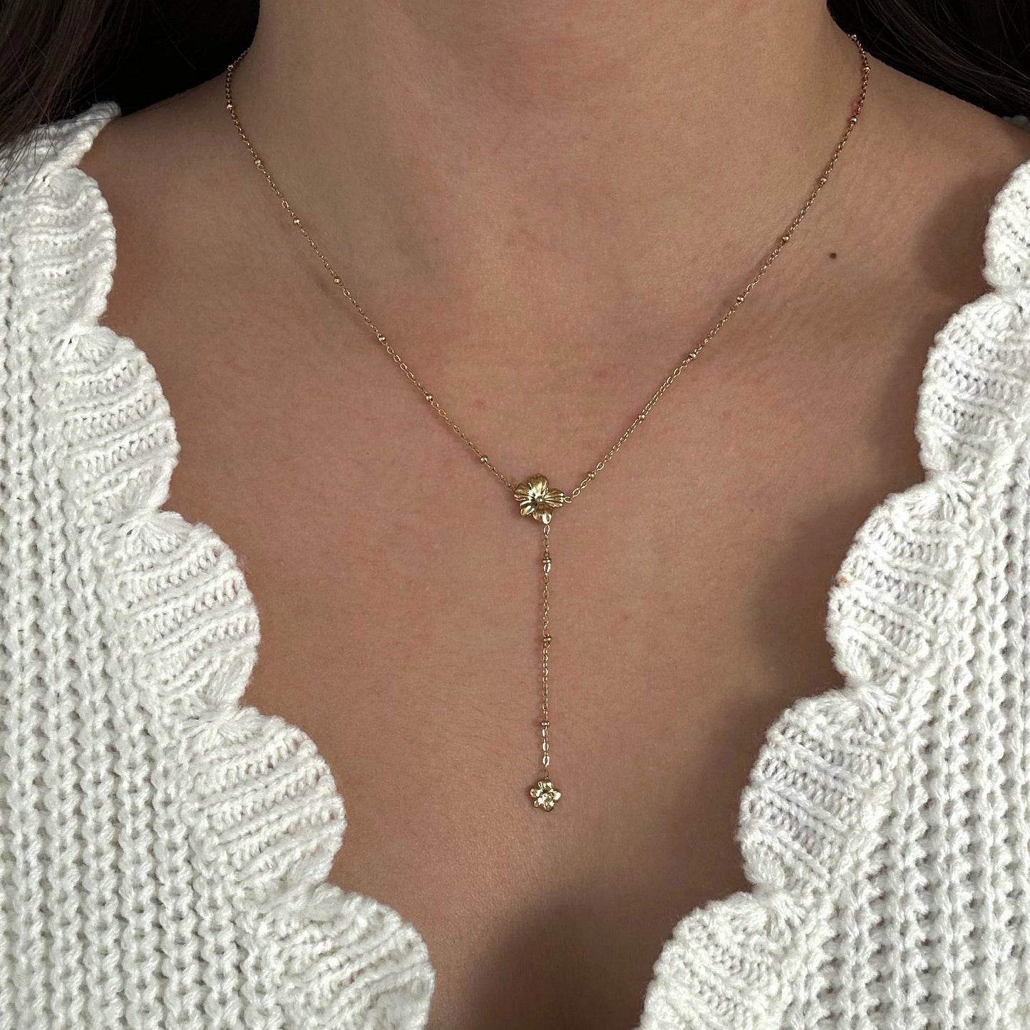 Multi - charm Dangling Necklaces | Delicate Gold - toned Jewelry