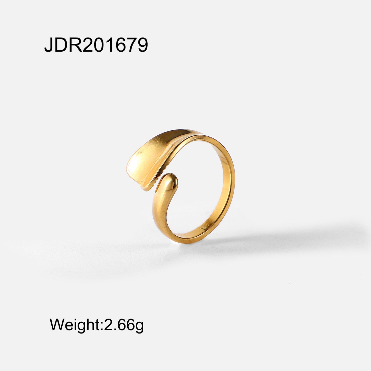 Abstract Gold Finger Rings – Sculptural Multi-Ring Set for Women
