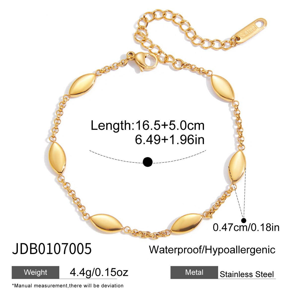 Layered Bracelet Set with Stars, Spiral Pendant, Cross Charms & Flower Charm