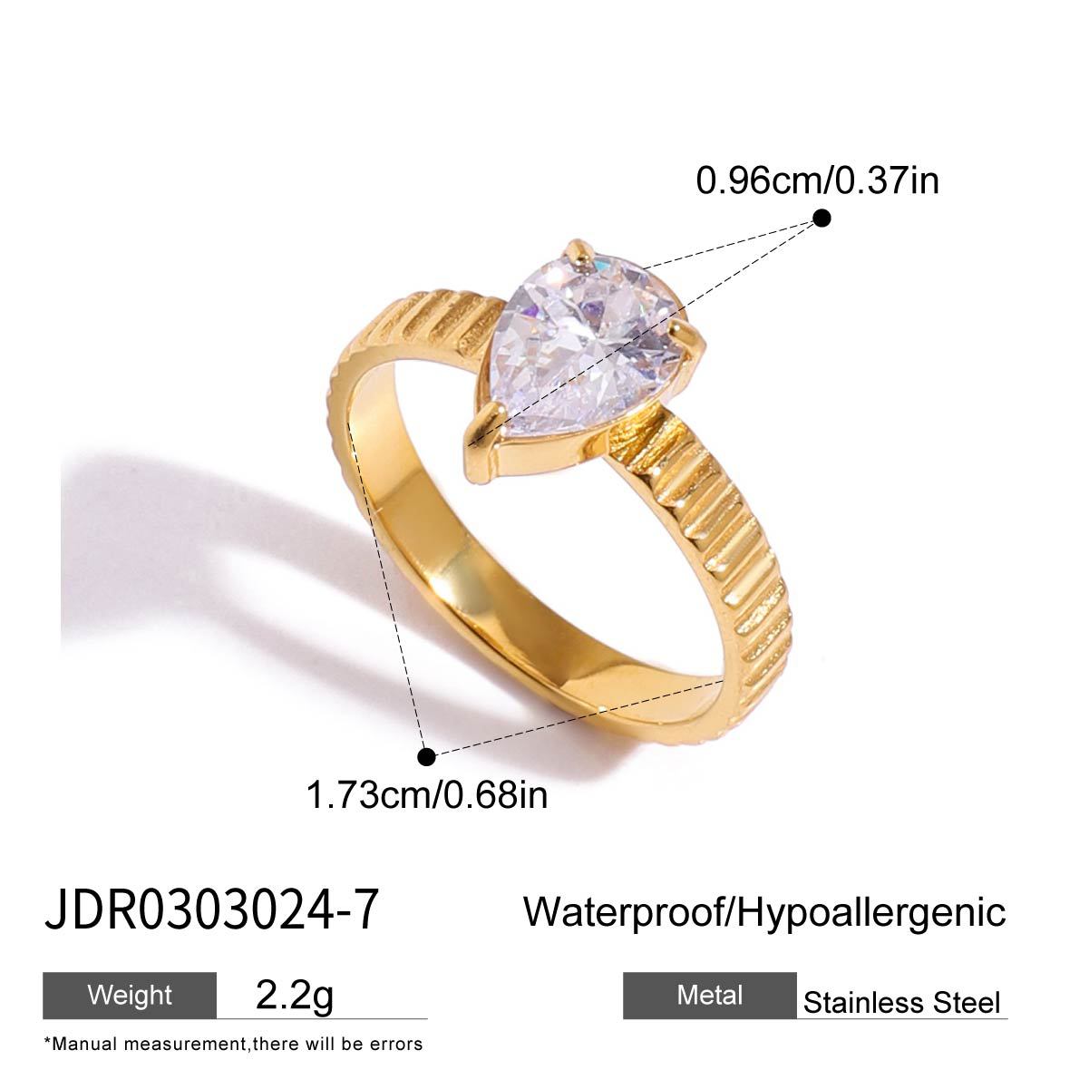 Multi-Ring Set – Diamond & Heart Shaped Stackable Rings for Women