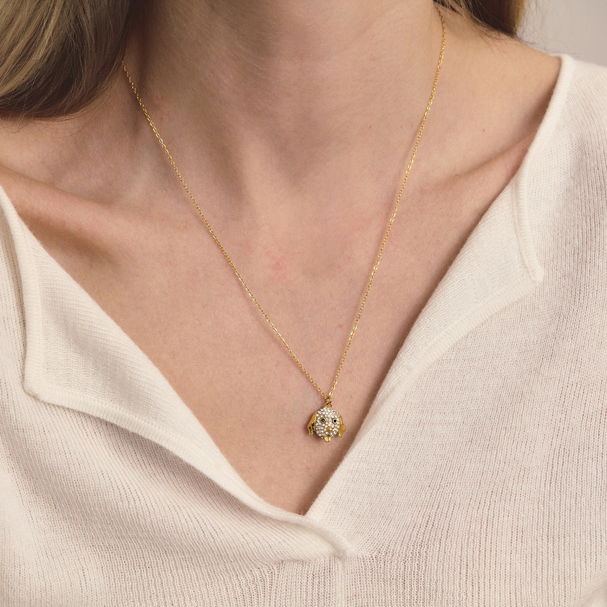 Sparkling Gold - Plated Pet - Themed Necklaces